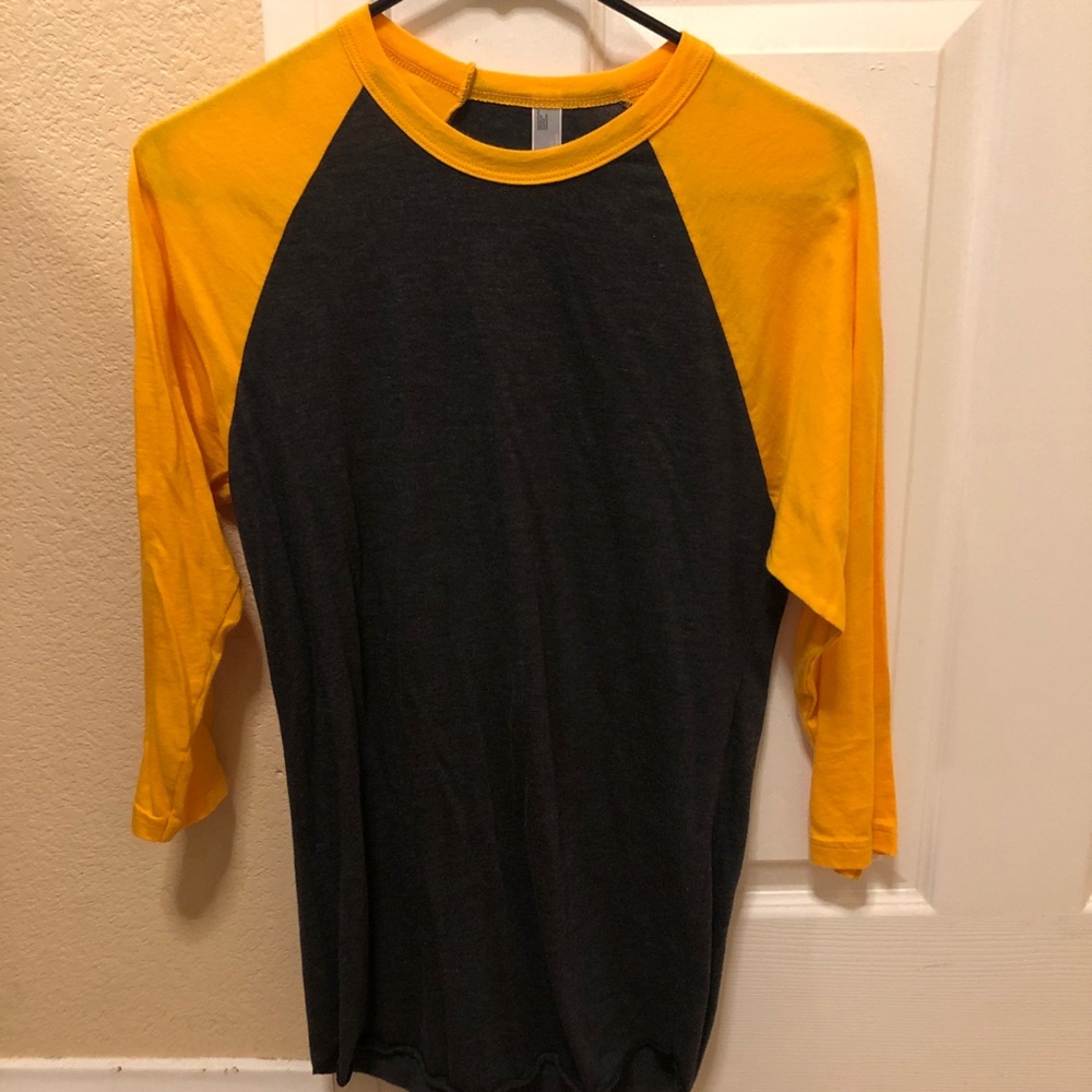 American apparel baseball t shirt